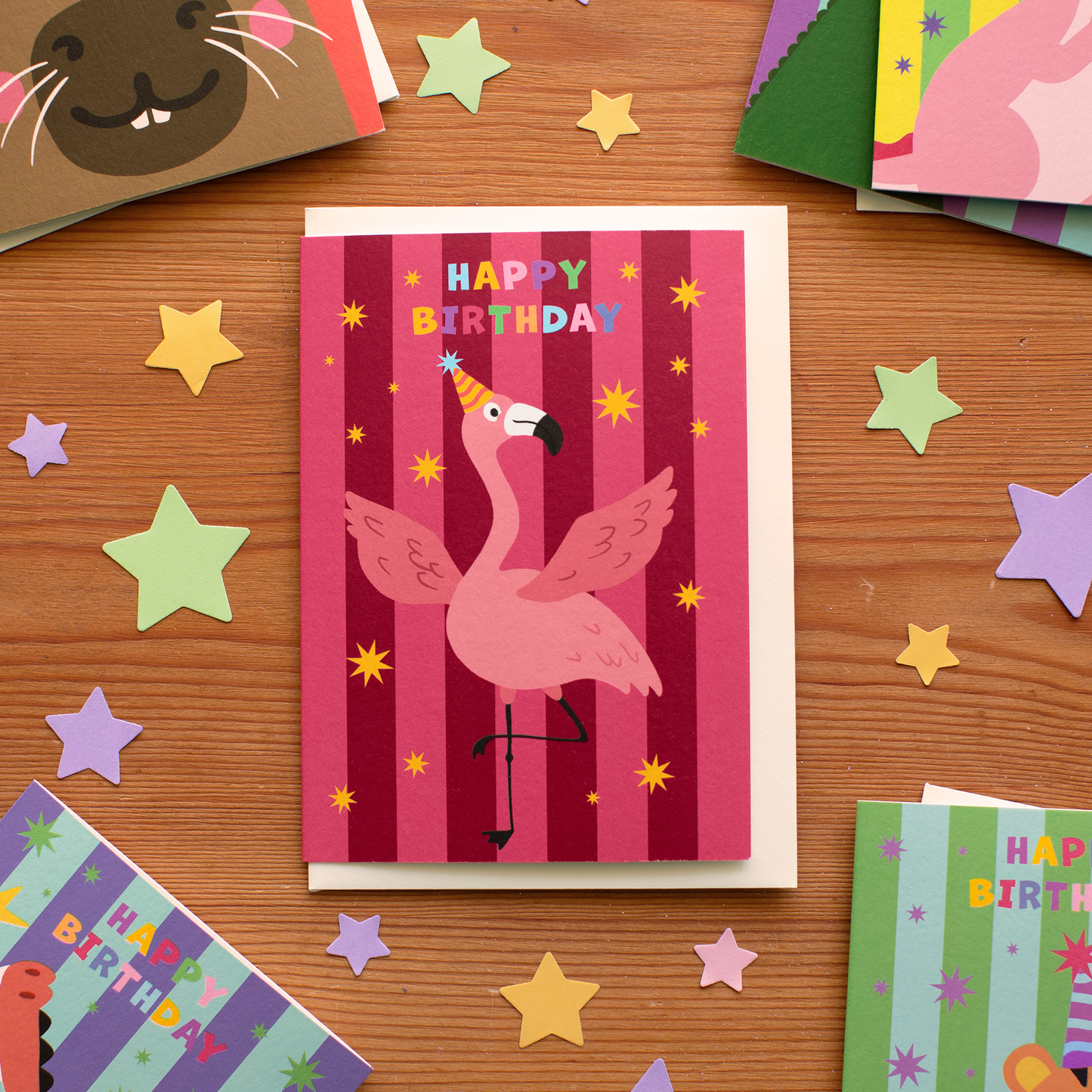 Party Animal Flamingo Birthday Card