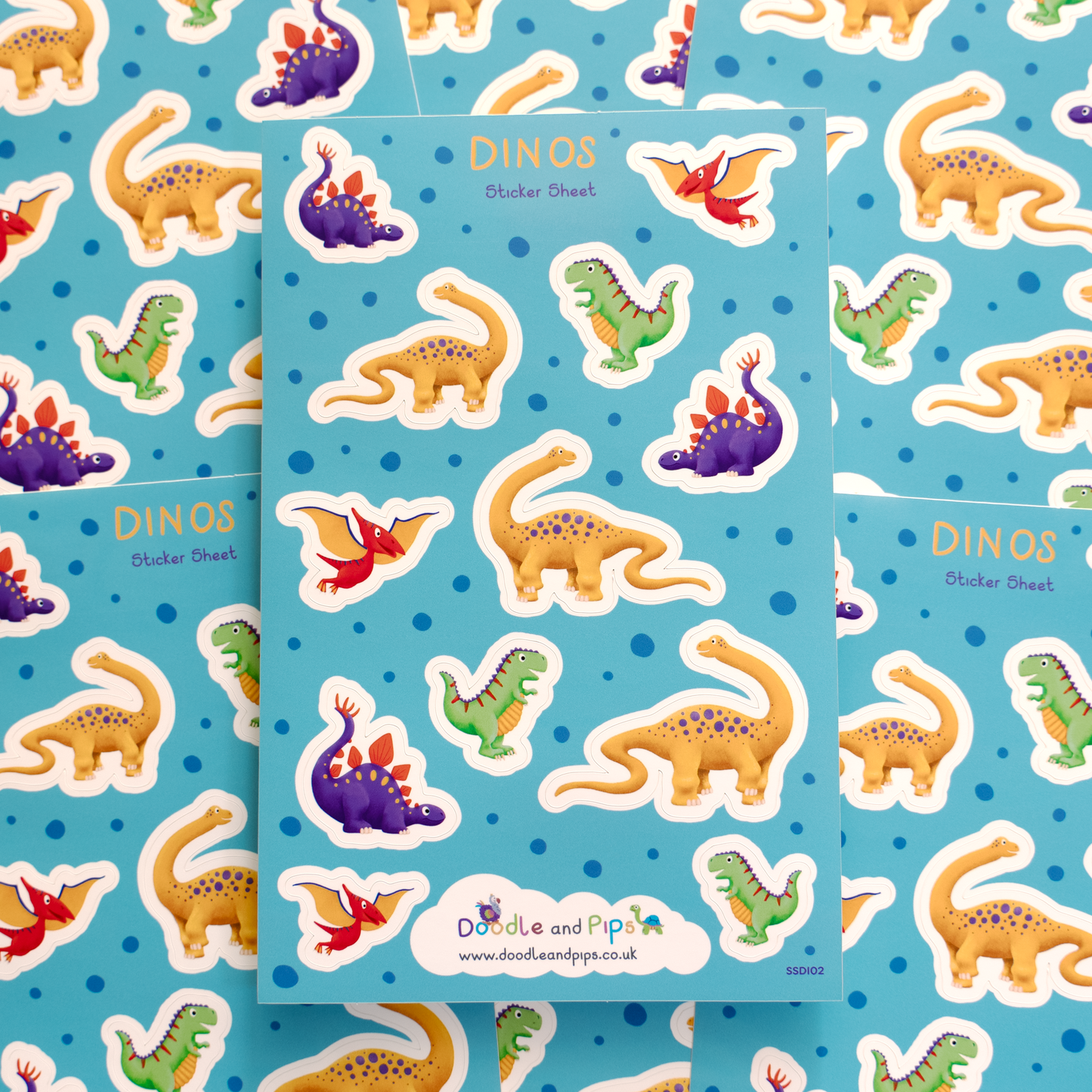 Dinos Sticker Sheet