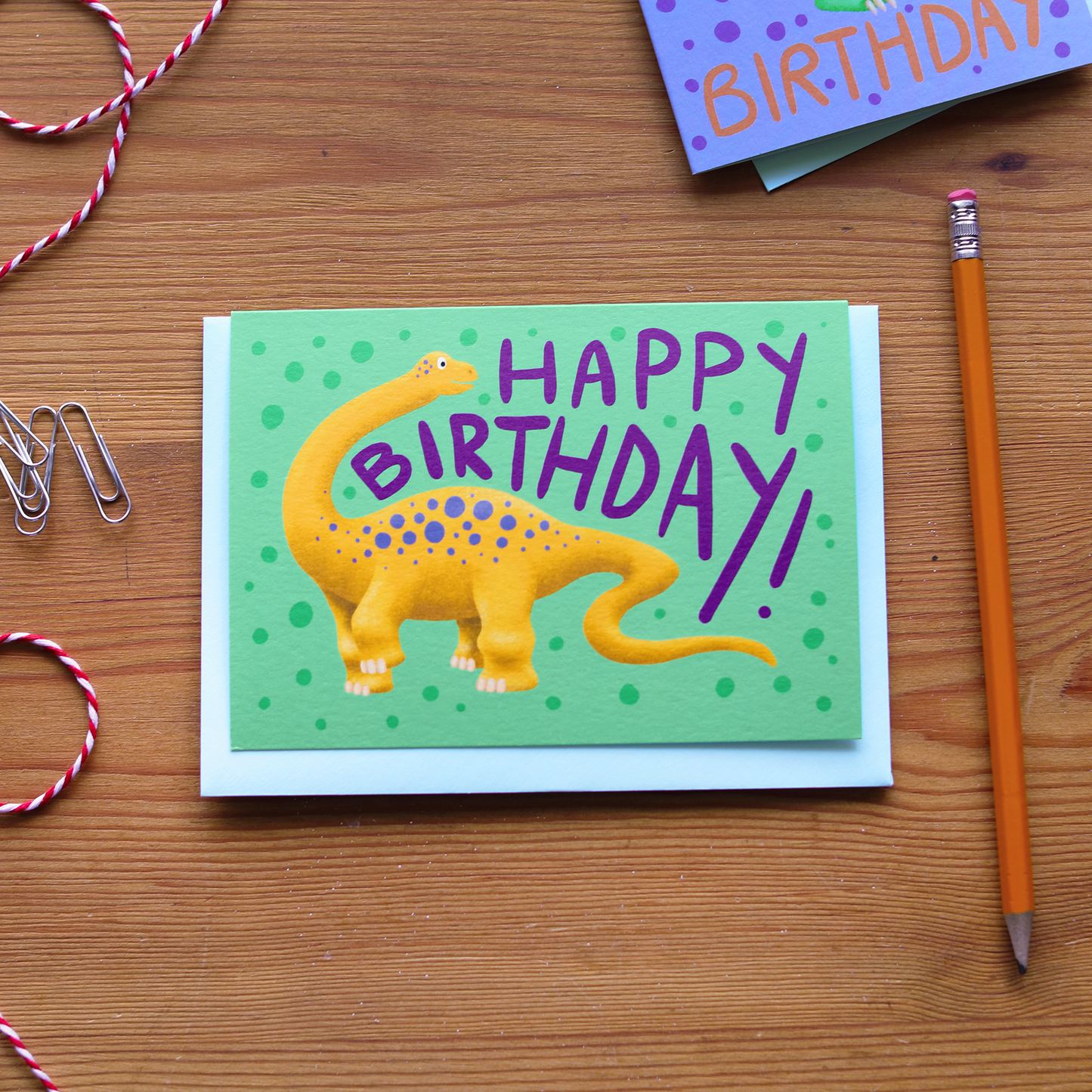 Dippy Birthday Greeting Card