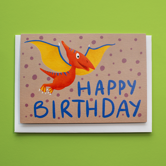 Pterry Birthday Greeting Card