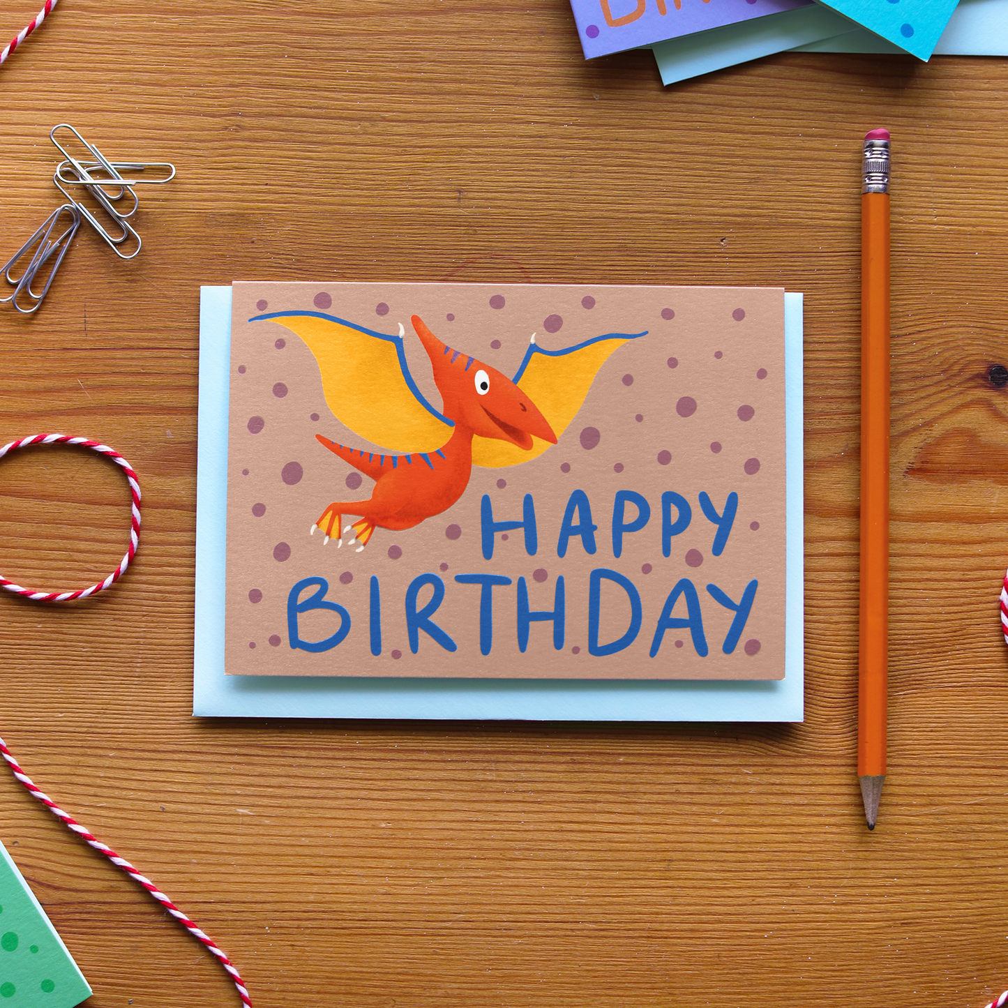 Pterry Birthday Greeting Card