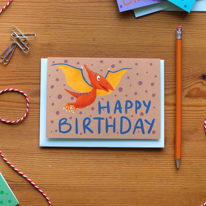 Pterry Birthday Greeting Card