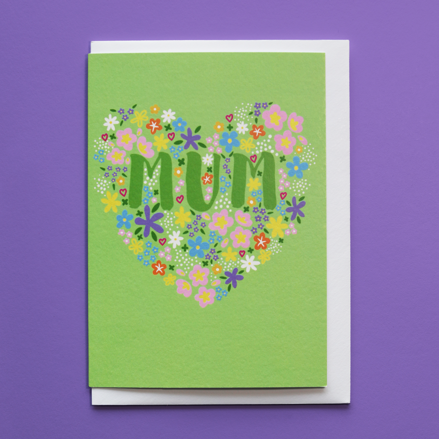 MUM Heart Greeting Card
