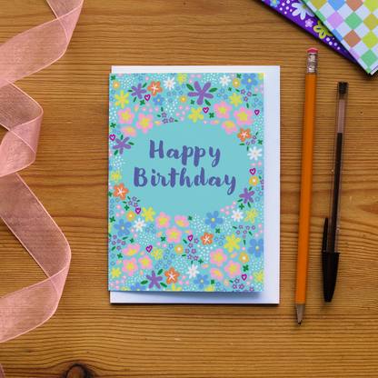 Meadow in an envelope Greeting Card