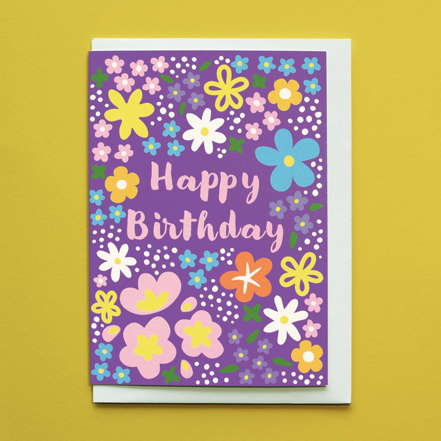 Blooms in bold Greeting Card