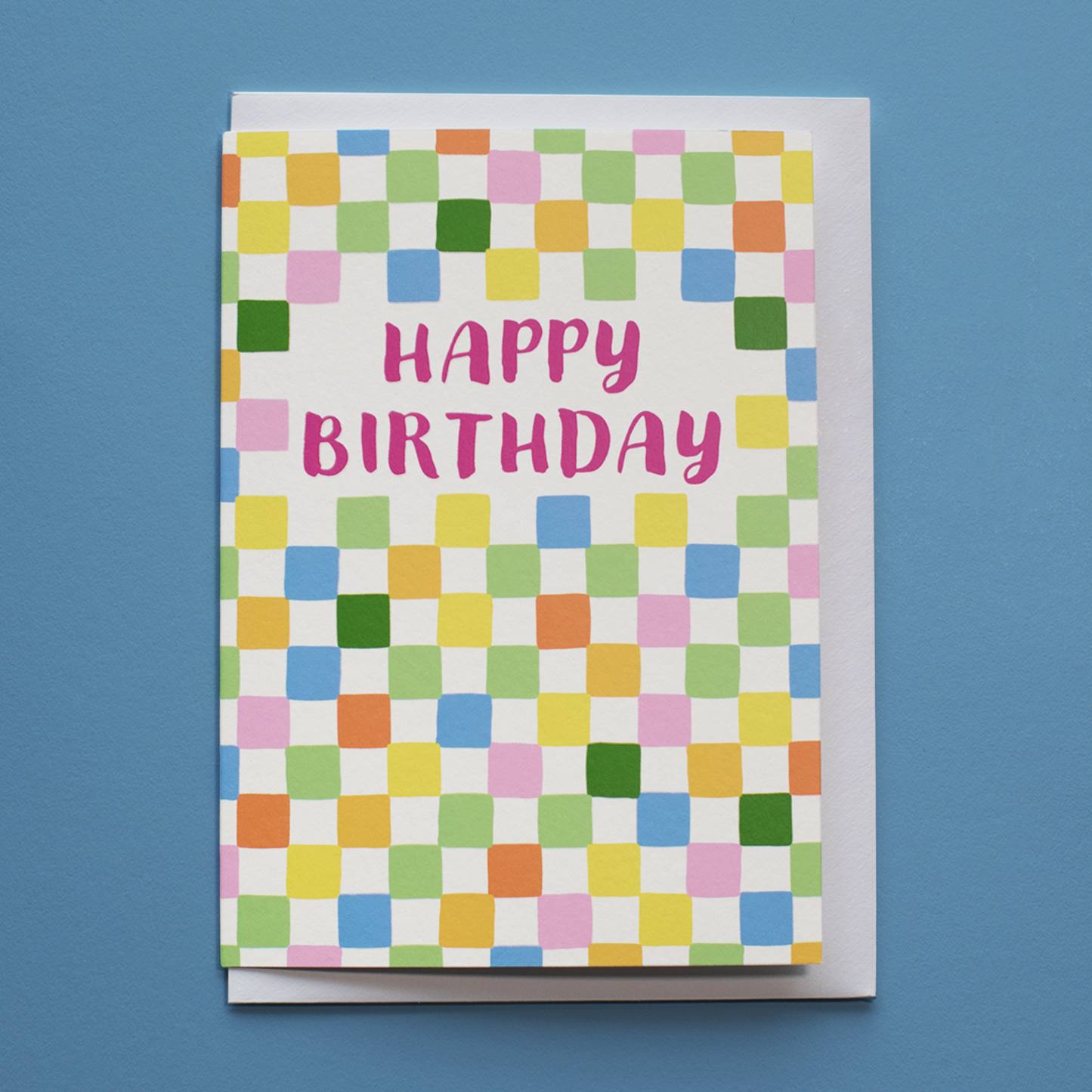 Check Picnic Party Greeting Card