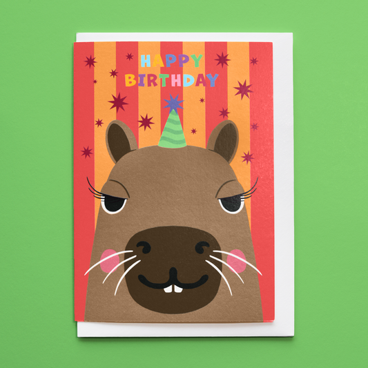 Party Animal Capybara Birthday Card