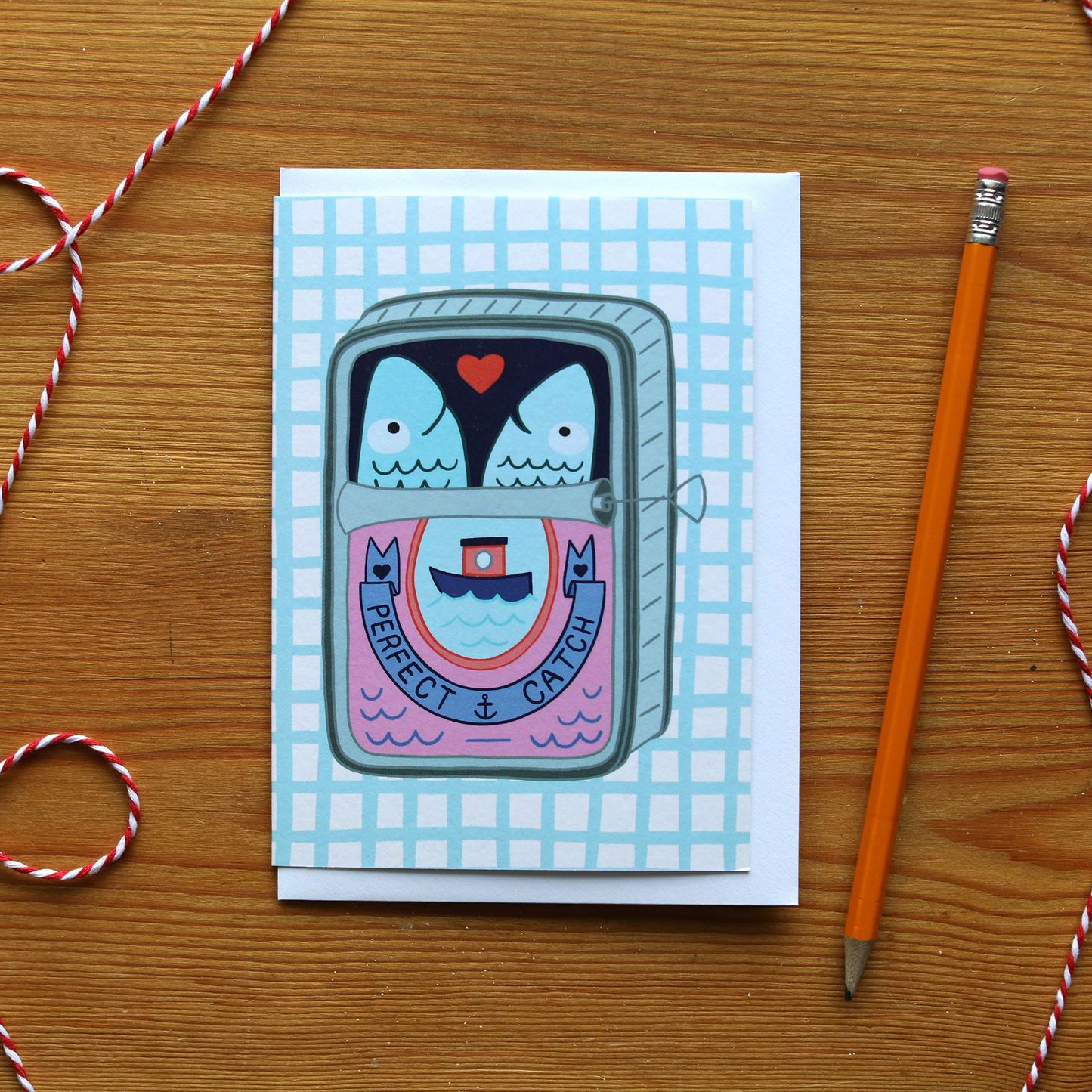 Perfect Catch Sardines Greeting Card