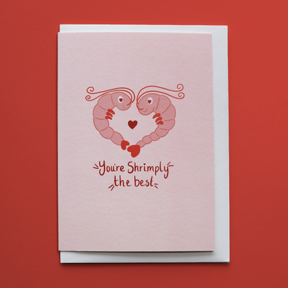 You're Shrimply the Best Greeting Card