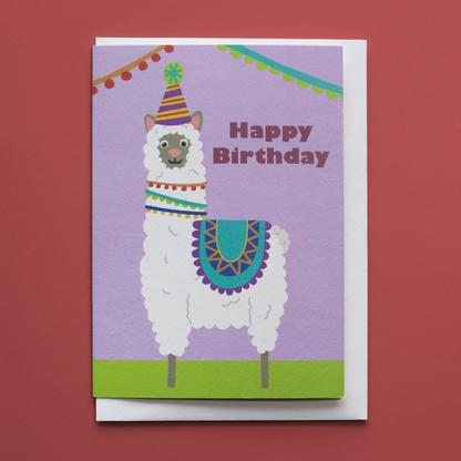 Alpaca Greeting Card