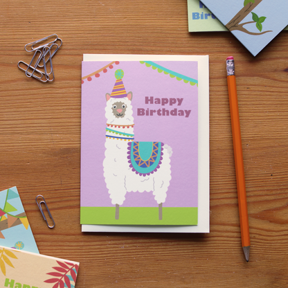 Alpaca Greeting Card