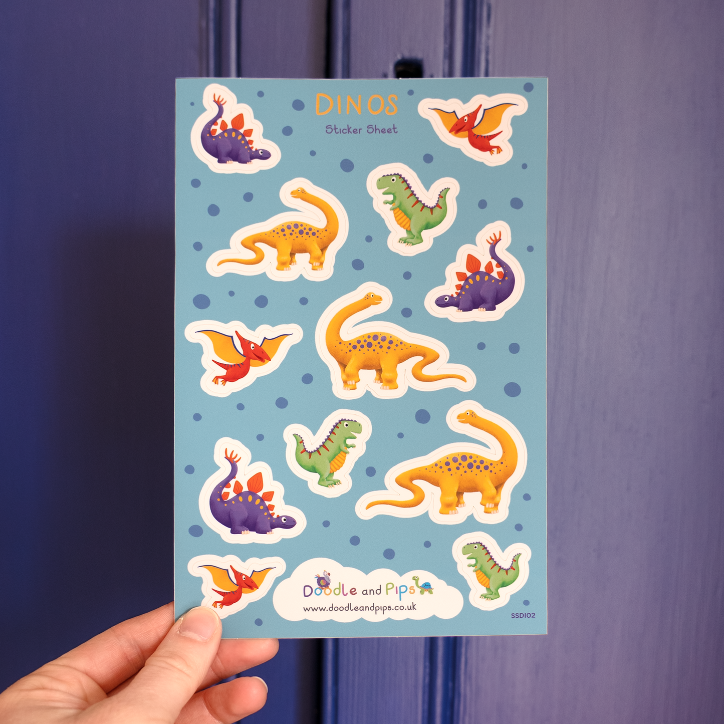 Dinos Sticker Sheet