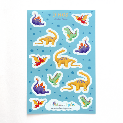 Dinos Sticker Sheet